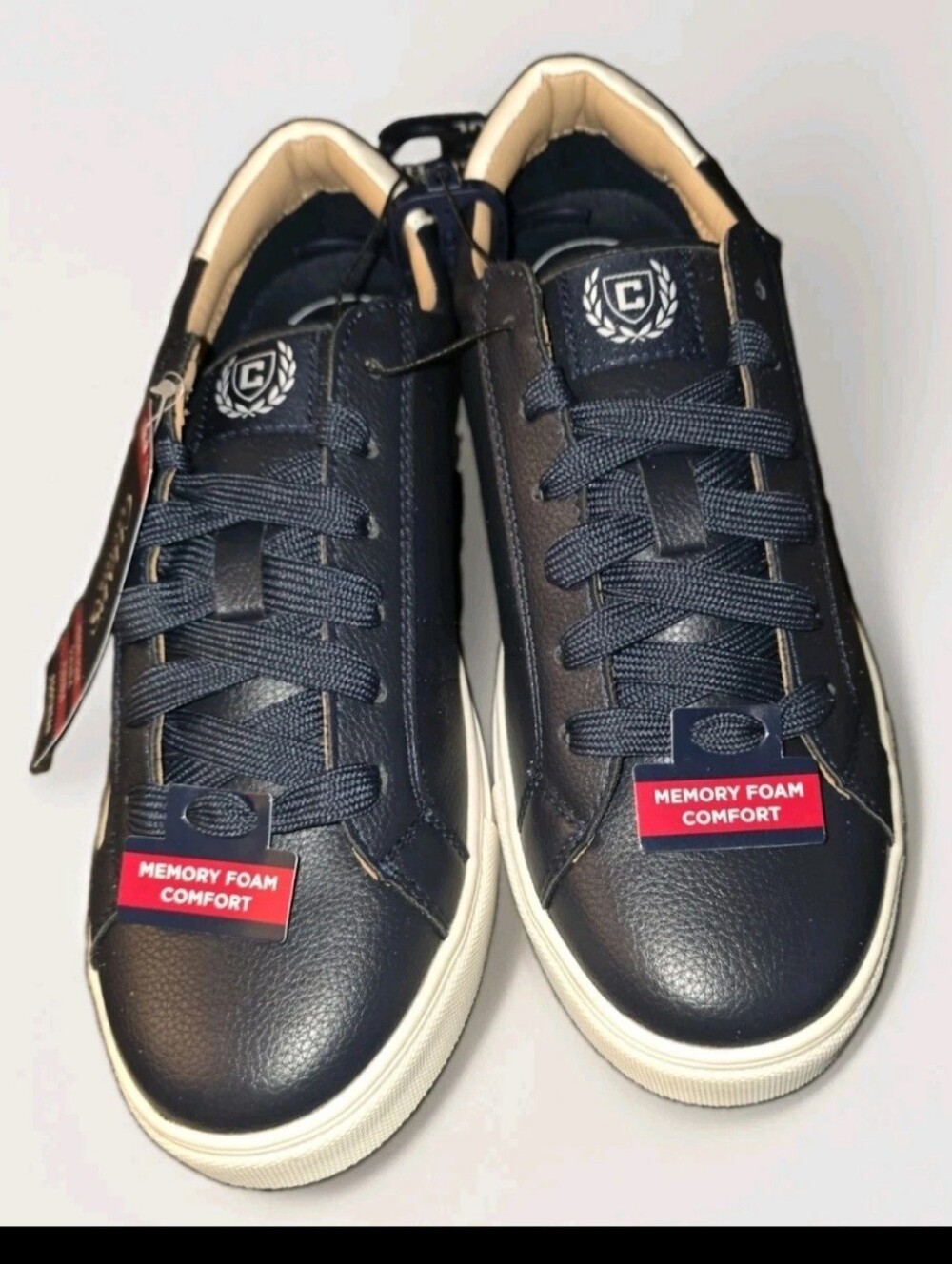 Chaps Men's Navy Memory Foam Casual Sneakers NWT